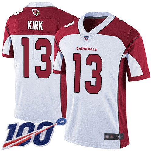 Arizona Cardinals Limited White Men Christian Kirk Road Jersey NFL Football 13 100th Season Vapor Untouchable